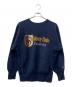 Champion（チャンピオン）の古着「カレッジロゴプリントリバースウィーブスウェット」｜ネイビー