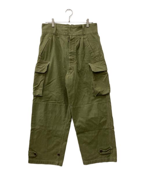 French Army（フランス軍）French Army (フランス軍) 50ｓM-47前期カーゴパンツ オリーブ サイズ:表記なしの古着・服飾アイテム