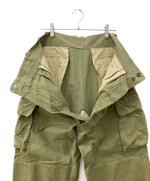 French Army（フランス軍）French Army (フレンチアーミー) 50ｓM-47前期カーゴパンツ オリーブ サイズ:表記なしの古着・服飾アイテム