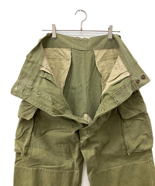 French Army（フランス軍）French Army (フランス軍) 50ｓM-47前期カーゴパンツ オリーブ サイズ:表記なしの古着・服飾アイテム