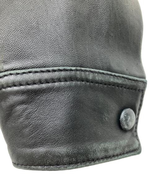 SUPREME（シュプリーム）SUPREME (シュプリーム) 18AW LEATHER TRUCKER JACKET ブラック サイズ:Lの古着・服飾アイテム