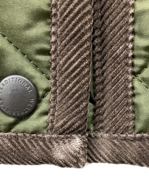 Traditional Weatherwear（トラディショナルウェザーウェア）Traditional Weatherwear (トラディショナルウェザーウェア) WAVERLYキルティングジャケット カーキ サイズ:36の古着・服飾アイテム