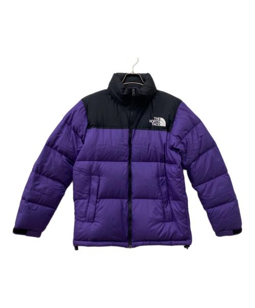 THE NORTH FACE（ザ ノース フェイス）THE NORTH FACE (ザ ノース フェイス) ヌプシダウンジャケット パープル×ブラック サイズ:Lの古着・服飾アイテム