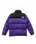 THE NORTH FACE (ザ ノース フェイス) ヌプシダウンジャケット パープル×ブラック サイズ:L：12000円