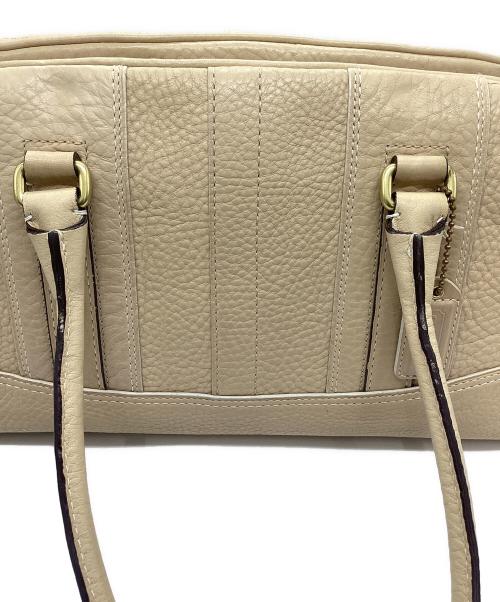 COACH（コーチ）COACH (コーチ) ハンドバッグ ベージュの古着・服飾アイテム