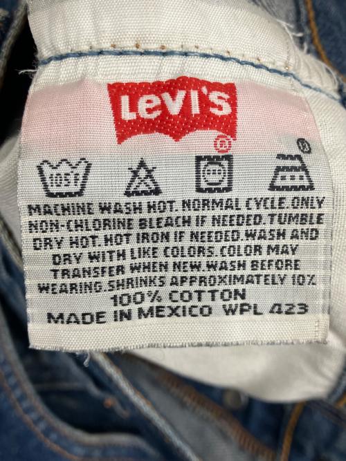 LEVI'S（リーバイス）LEVI'S (リーバイス) 99年メキシコ製エイジングデニムパンツ インディゴ サイズ:Mの古着・服飾アイテム
