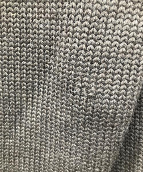 Zanone（ザノーネ）Zanone (ザノーネ) スタンドカラーウールカーディガン ブラウン サイズ:50の古着・服飾アイテム