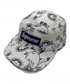 SUPREMEシュプリーム）の古着「25SS Floral Jacquard Camp Cap」｜ホワイト