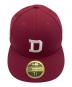 中古・古着 New Era (ニューエラ) DESCENDANT (ディセンダント) New Era×DESCENDANT　キャップ ボルドー サイズ:7 3/4　61.5cm：6000円