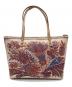 ETRO (エトロ) 花柄トートバッグ ベージュ×ボルドー：13000円