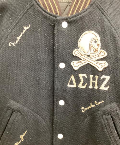 whitesville（ホワイツビル）whitesville (ホワイツビル) スタジャン ブラック サイズ:36の古着・服飾アイテム