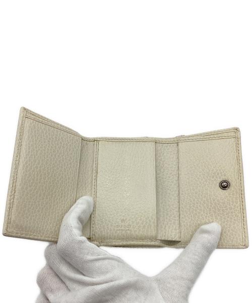 GUCCI（グッチ）GUCCI (グッチ) GGマーモント ミディアム ウォレット ベージュの古着・服飾アイテム