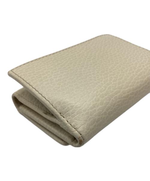 GUCCI（グッチ）GUCCI (グッチ) GGマーモント ミディアム ウォレット ベージュの古着・服飾アイテム