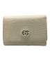 GUCCI（グッチ）の古着「GGマーモント ミディアム ウォレット」｜ベージュ