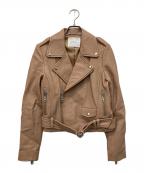 LAGUNA MOONラグナムーン）の古着「ライダースJACKET」｜ベージュ