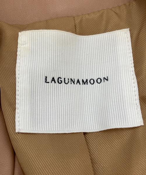 LAGUNA MOON（ラグナムーン）LAGUNA MOON (ラグナムーン) ライダースJACKET ベージュ サイズ:Mの古着・服飾アイテム