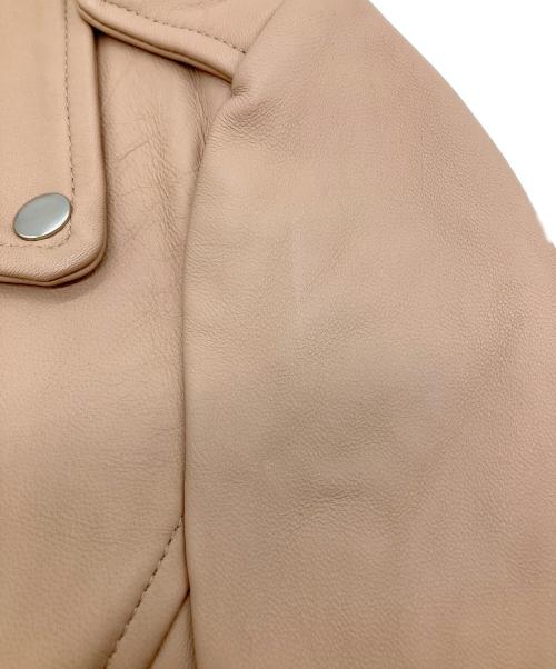 LAGUNA MOON（ラグナムーン）LAGUNA MOON (ラグナムーン) ライダースJACKET ベージュ サイズ:Mの古着・服飾アイテム