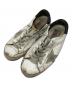 GOLDEN GOOSE（ゴールデングース）の古着「SUPERSTAR ダメージ加工スニーカー」｜ベージュ×ブラック
