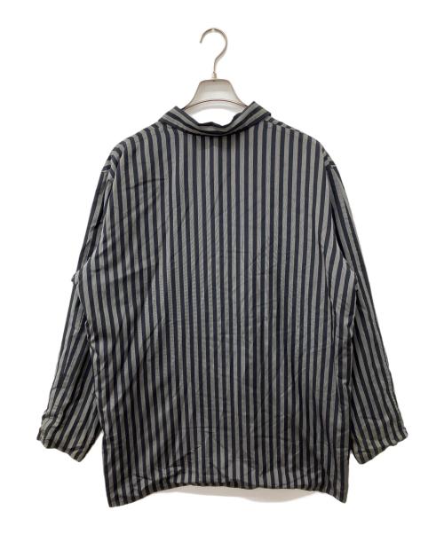 Yohji Yamamoto pour homme（ヨウジヤマモト プールオム）Yohji Yamamoto pour homme (ヨウジヤマモト プールオム) 98SS シルクリバーシブルジャケット グレー×ブラック サイズ:Mの古着・服飾アイテム