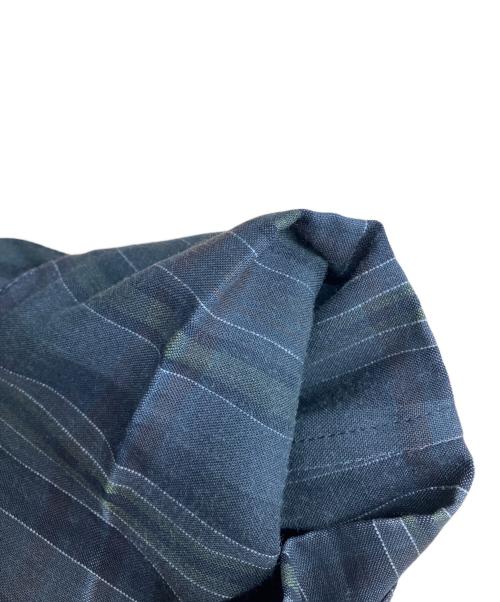 Yohji Yamamoto pour homme（ヨウジヤマモト プールオム）Yohji Yamamoto pour homme (ヨウジヤマモト プールオム) 00SS チェックレーヨンロングシャツコート グレー サイズ:XLの古着・服飾アイテム