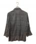 Yohji Yamamoto pour homme (ヨウジヤマモト プールオム) 00SS チェックレーヨンロングシャツコート グレー サイズ:XL：30000円
