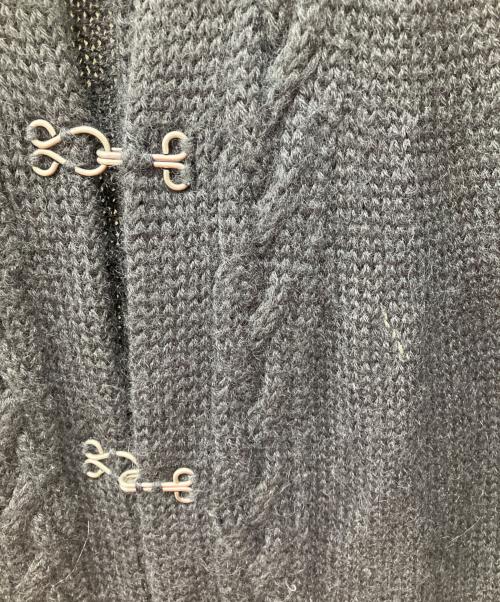 Yohji Yamamoto pour homme（ヨウジヤマモト プールオム）Yohji Yamamoto pour homme (ヨウジヤマモト プールオム) ジプシー期99AW アルパカカギフックカーディガン ブラック サイズ:Mの古着・服飾アイテム