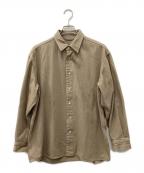 AURALEEオーラリー）の古着「22AW BOTANICAL DYED SELVEDGE DENIM SHIRTS BLOUSON」｜ブラウン