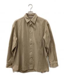 AURALEE（オーラリー）の古着「22AW BOTANICAL DYED SELVEDGE DENIM SHIRTS BLOUSON」｜ブラウン