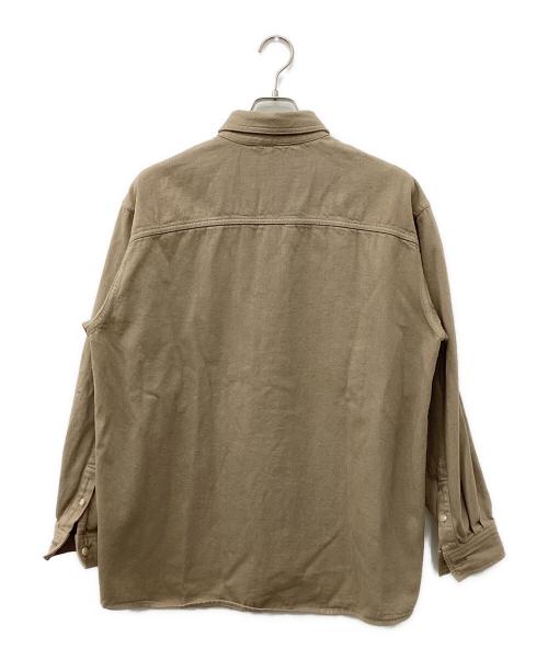 AURALEE（オーラリー）AURALEE (オーラリー) 22AW BOTANICAL DYED SELVEDGE DENIM SHIRTS BLOUSON ブラウン サイズ:3の古着・服飾アイテム