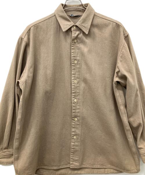 AURALEE（オーラリー）AURALEE (オーラリー) 22AW BOTANICAL DYED SELVEDGE DENIM SHIRTS BLOUSON ブラウン サイズ:3の古着・服飾アイテム