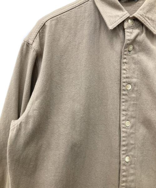 AURALEE（オーラリー）AURALEE (オーラリー) 22AW BOTANICAL DYED SELVEDGE DENIM SHIRTS BLOUSON ブラウン サイズ:3の古着・服飾アイテム