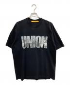 UNIONユニオン）の古着「プリントTシャツ」｜ブラック