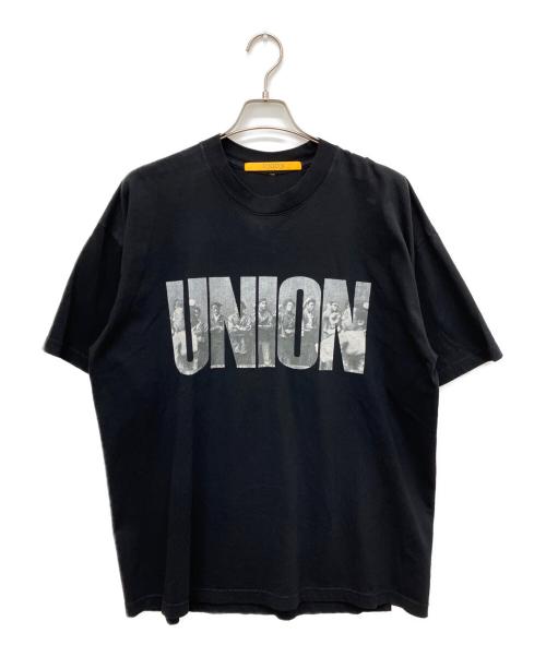 UNION（ユニオン）UNION (ユニオン) プリントTシャツ ブラック サイズ:サイズタグ切れ有の古着・服飾アイテム