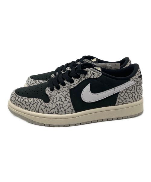 NIKE（ナイキ）NIKE (ナイキ) AIR JORDAN 1 LOW OG ブラック サイズ:25㎝ 未使用品の古着・服飾アイテム