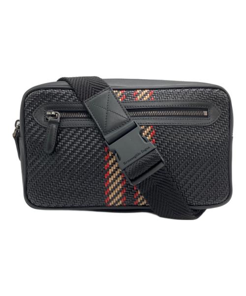 ERMENEGILDO ZEGNA（エルメネジルド・ゼニア）ERMENEGILDO ZEGNA (エルメネジルド・ゼニア) ショルダーバッグ ブラックの古着・服飾アイテム