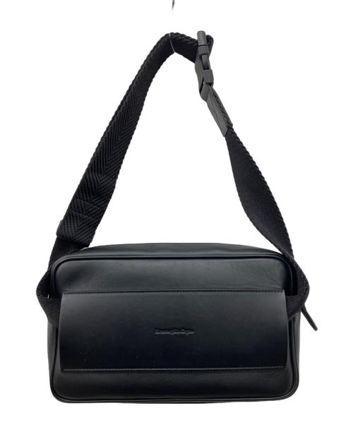 ERMENEGILDO ZEGNA（エルメネジルド・ゼニア）ERMENEGILDO ZEGNA (エルメネジルド・ゼニア) ショルダーバッグ ブラックの古着・服飾アイテム