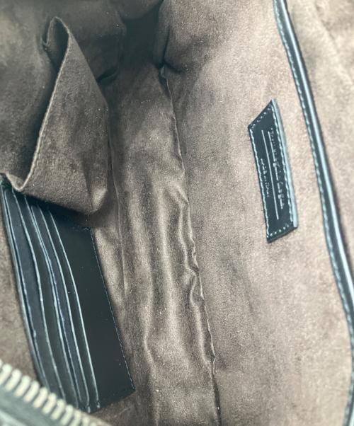 ERMENEGILDO ZEGNA（エルメネジルド・ゼニア）ERMENEGILDO ZEGNA (エルメネジルド・ゼニア) ショルダーバッグ ブラックの古着・服飾アイテム