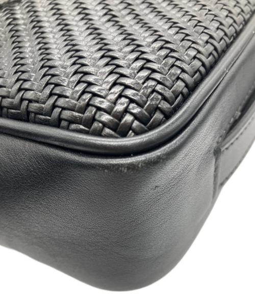 ERMENEGILDO ZEGNA（エルメネジルド・ゼニア）ERMENEGILDO ZEGNA (エルメネジルド・ゼニア) ショルダーバッグ ブラックの古着・服飾アイテム