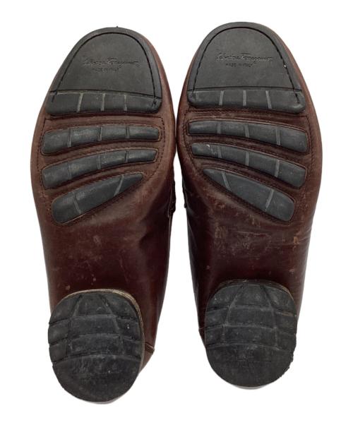 Salvatore Ferragamo（サルヴァトーレ フェラガモ）Salvatore Ferragamo (サルヴァトーレ フェラガモ) ビットローファー ブラウン サイズ:6 1/2の古着・服飾アイテム
