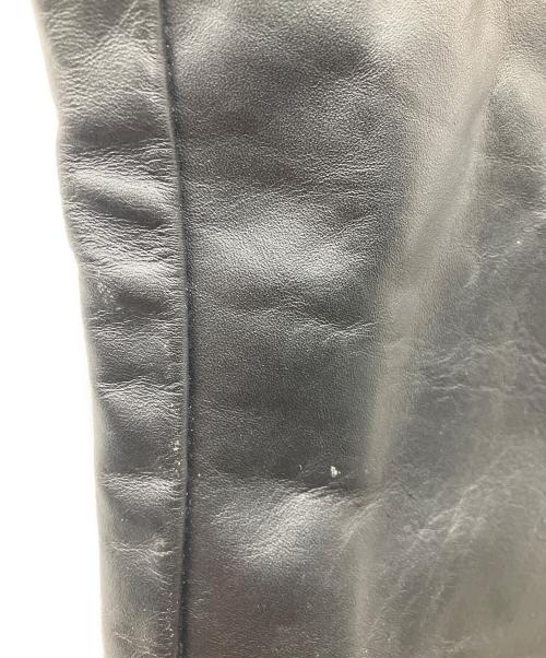 Schott（ショット）Schott (ショット) レザーベスト ブラック サイズ:Lの古着・服飾アイテム