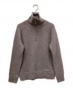 mont-bellモンベル）の古着「ミッテルレギ ハーフジップ セーター」｜ブラウン