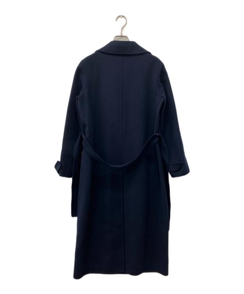 'S Max Mara（エスマックスマーラ）'S Max Mara (エスマックスマーラ) ダブルフェイスロングコート ネイビー サイズ:38の古着・服飾アイテム