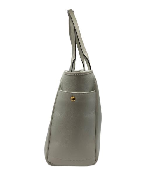 LOEWE（ロエベ）LOEWE (ロエベ) ヘリテージレザートートバッグ ホワイトの古着・服飾アイテム