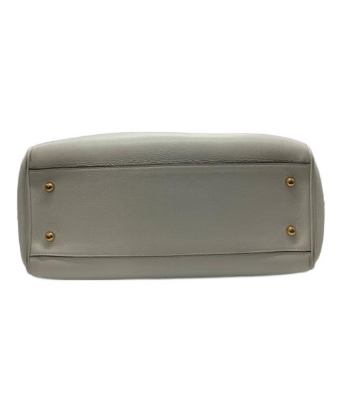 LOEWE（ロエベ）LOEWE (ロエベ) ヘリテージレザートートバッグ ホワイトの古着・服飾アイテム