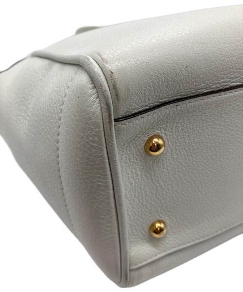 LOEWE（ロエベ）LOEWE (ロエベ) ヘリテージレザートートバッグ ホワイトの古着・服飾アイテム