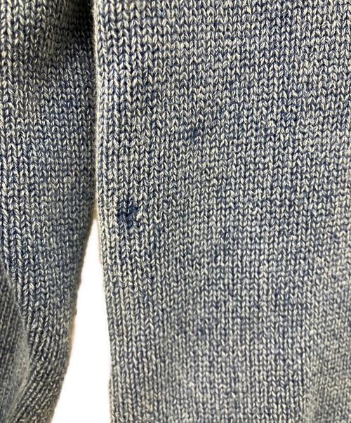 Hysteric Glamour（ヒステリックグラマー）Hysteric Glamour (ヒステリックグラマー) original Blues (オリジナルブルース) ガール ロゴ コットン ニット セーター インディゴ サイズ:Sの古着・服飾アイテム