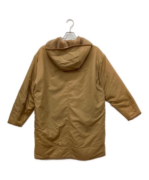 JOURNAL STANDARD HOMESTAED（ジャーナルスタンダード ホームステッド）JOURNAL STANDARD HOMESTAED (ジャーナルスタンダード ホームステッド) ボアナイロンリバーシブルコート ブラウン サイズ:Sの古着・服飾アイテム