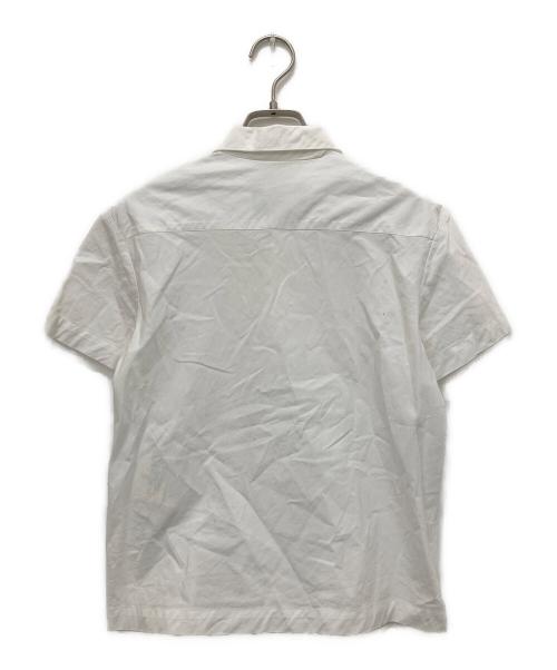 tricot COMME des GARCONS（トリココムデギャルソン）tricot COMME des GARCONS (トリココムデギャルソン) 01ss プリーツ半袖シャツ ホワイト サイズ:Mの古着・服飾アイテム