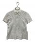 tricot COMME des GARCONS（トリココムデギャルソン）の古着「01ss プリーツ半袖シャツ」｜ホワイト