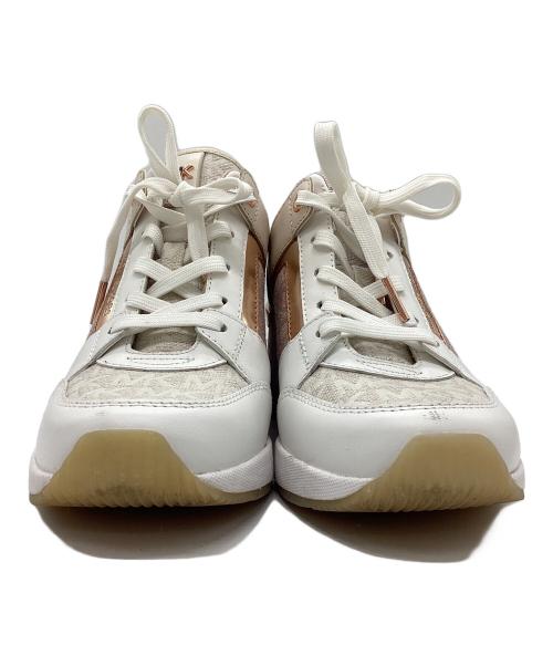 MICHAEL KORS（マイケル・コース）MICHAEL KORS (マイケル・コース) スニーカー ピンク×ホワイト サイズ:6Mの古着・服飾アイテム